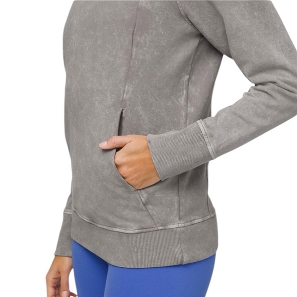 Lululemon Scuba Crew in Washed Dark Chrome - Picture 2 of 10